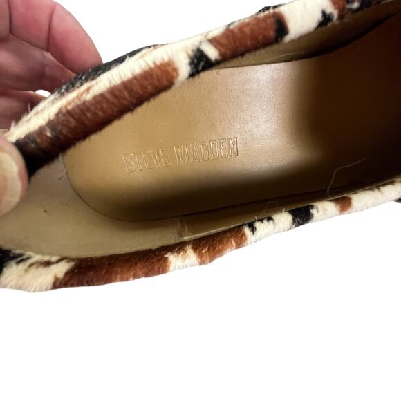 Steve Madden Womens 11M Cowhair Loafers - Picture 6 of 9